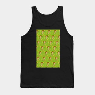 Shaggy Pattern - Light Green Tank Top